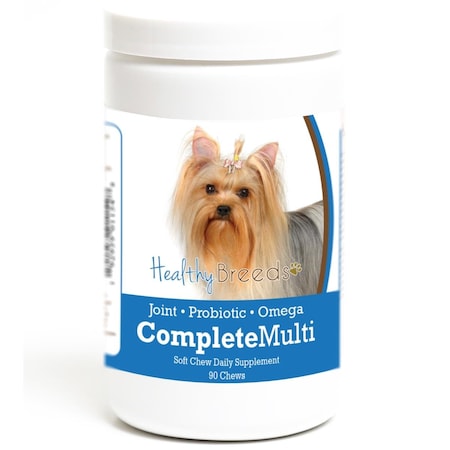Healthy Breeds Yorkshire Terrier all in one Multivitamin Soft Chew, 90PK 192959011548